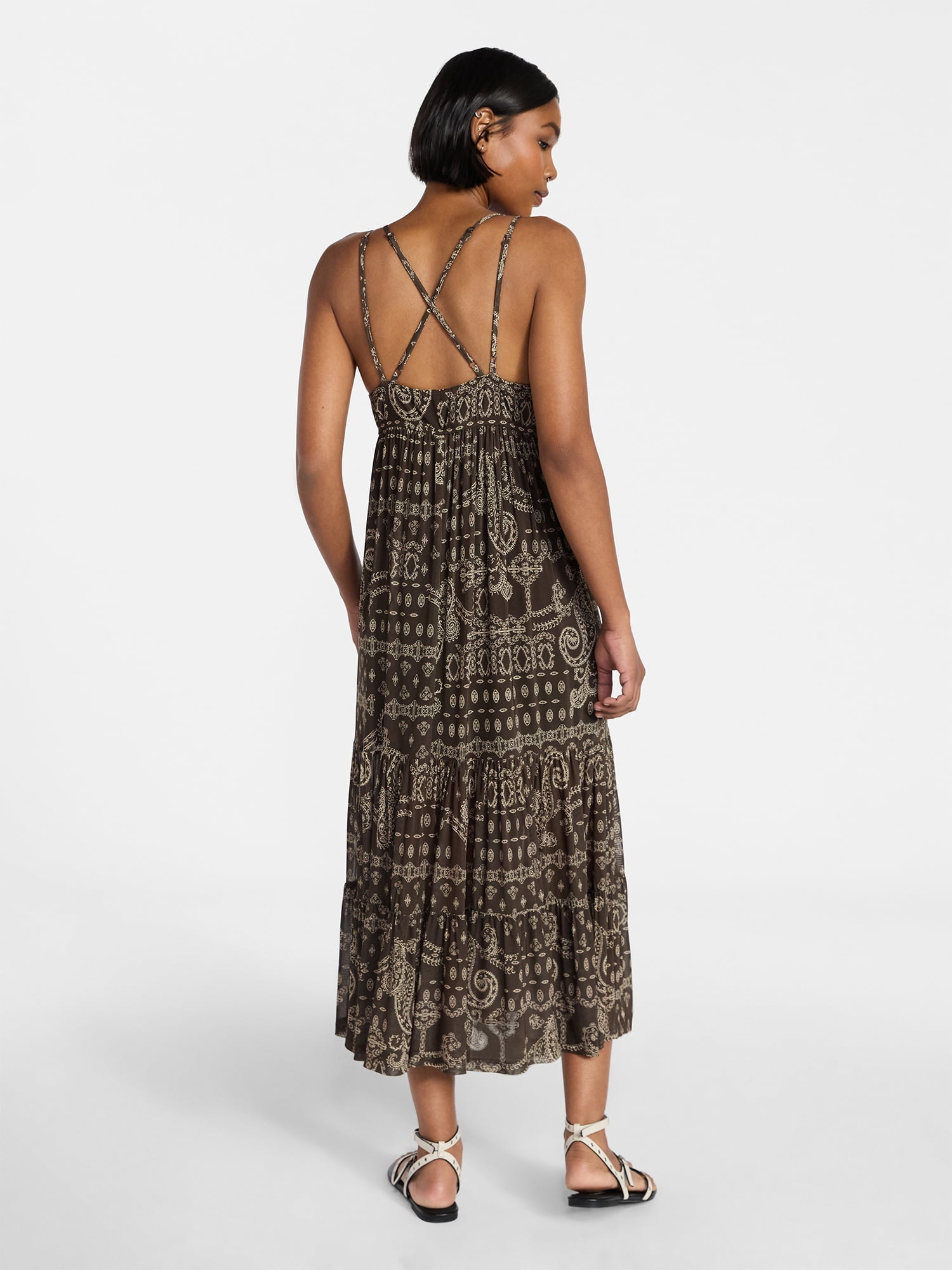 No Boundaries Tiered Maxi Dress, Women's XXS-XXL