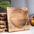 thumbnail image 4 of Wood Pot Holder Wooden Trivets Bowl Trivet Hot Stone Pot Mat Korean Dolsot Plate Base Placemat Bibimbap Coaster Board, 4 of 5