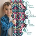 thumbnail image 3 of Blackout Kids Curtains,Colorful Geometric Pattern Childrens Insulated Curtains Set Of 2,Bedroom Essentials,Toddler Room Decor 42x54in(106x137cm), 3 of 5