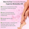 thumbnail image 4 of Cyperus Rotundus Oil - 60ml Natural Cyperus Rotundus Oil For Hair Removal, Moisturizing & Soothing Cyperus Oil For Reducing Body Hair Growth, 4 of 5