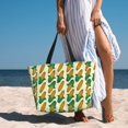 thumbnail image 6 of Gaeub Corn Print Beach Bag,Large Tote Bag,Waterproof Sandproof Women Tote Bag,Pool Bag with Zipper for Gym Grocery Travel, 6 of 7