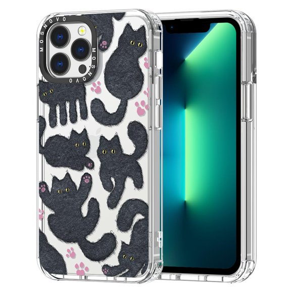 Funda de teléfono MOSNOVO para iPhone 13 Pro Max Buffertech Black