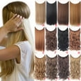 thumbnail image 3 of EGNMCR Perruques Cheveux Humains Mode Épais extensions de Cheveux à Clip Boucles Lisses Postiche Complet Clip le Clip, 3 of 3