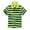 Green, variant on REDARER Boys Girls Striped Collared Short Sleeve Polo Shirt Button Closure Soft Comfortable Kids Casual Daily Top,13-14 Years