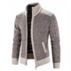 thumbnail image 4 of Dnzceghtig Cárdigan para hombre con cierre de cremallera y bolsillo de poliéster con detalle preciso suéter para hombre, 4 of 6