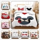 thumbnail image 2 of Black and White Disney Mickey Mouse Bedding Set Couples Minnie Mouse Bed Comforters Cover Set King Duvet Cover with Pillowcase173x218cm 2pcs Gao Jinjia LED, 2 of 2