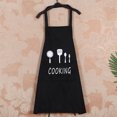 thumbnail image 5 of Delantal impermeable de cocina unisex TUNC con bolsillos negro una pieza, 5 of 5