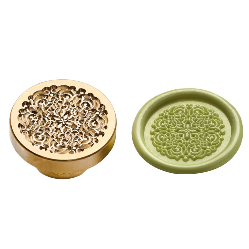 HZEWLS Plant Series Stamp Head 3D Relief Copper Head for Wedding Card