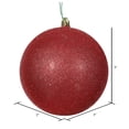 thumbnail image 2 of Vickerman 3" Red Glitter Ball Ornament, 12 per Bag, 2 of 4
