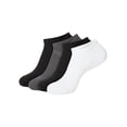 thumbnail image 4 of Hanes Moves Impact Zone Men's No Show Socks Pack, 4-Pair , X-Temp, Moisture Wicking Assorted 1 6-12, 4 of 4