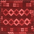 thumbnail image 1 of Ahgly Company Indoor Square Southwestern Red Country Area Rugs, 4' Square, 1 of 4