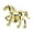 Gold, variant on Zinc Alloy Furniture Handle Door Cabinets Knobs In Horse Shape, Long Lasting Beauty And Functionality, Various Color Options