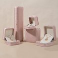thumbnail image 1 of High-end Velvet Jewelry Box Pearl Buckle Ring Bracelet Earrings Organizer Display Case Fashion Jewelry Storage Box Gift Box, 1 of 4
