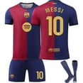 thumbnail image 1 of 2425 Barcelona Home Jersey No. 9 Lewandowski 19 Yamal 8 Pedri 10 Messi Adult Children Copy Player Name Jersey, 1 of 2