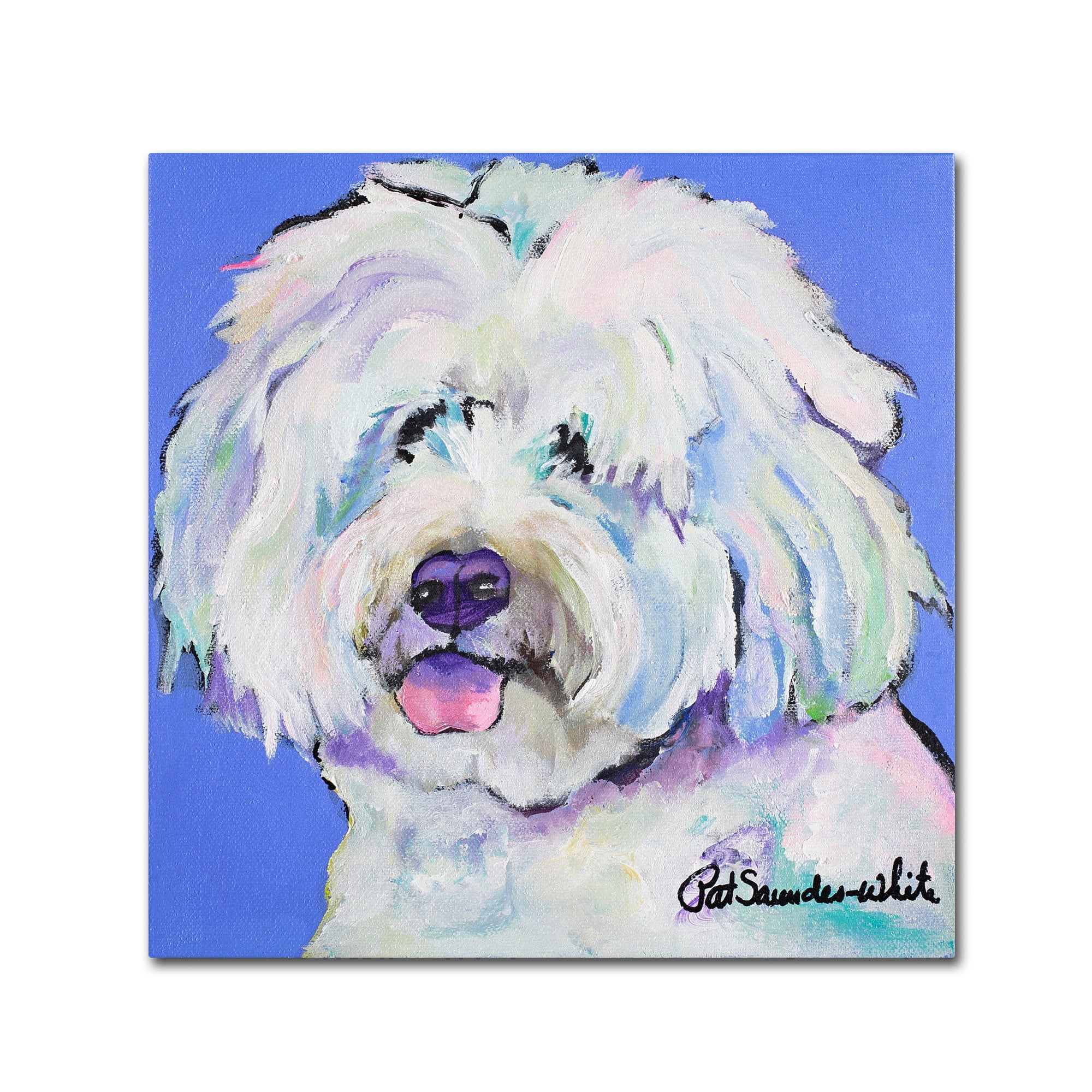 Trademark Fine Art "Champ" Canvas Art by Pat Saunders-White
