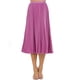 thumbnail image 1 of Falda midi plisada satinada AMAD Casual para mujer Talla L, 1 of 5