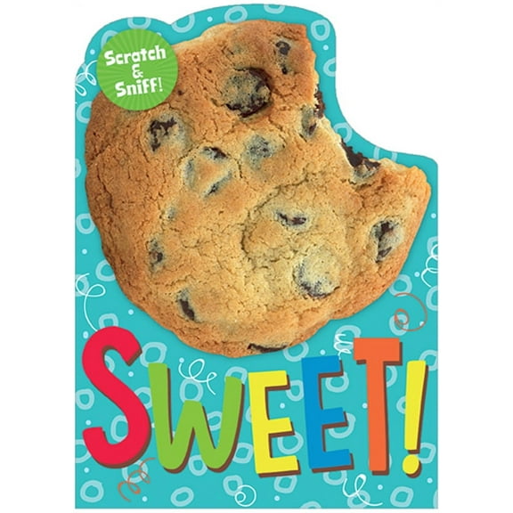 Paper House Productions Chocolate Chip Cookie Scratch and Sniff Birthday Card For Kids