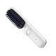 thumbnail image 1 of Cepillo alisador de pelo inalámbrico con calentamiento cerámico rápido, temperatura ajustable, ideal para viajes (blanco)., 1 of 5