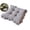 Gray, variant on Floor Cushion with 4-Point Support – 15.7" Round Ottoman Pillow for Chair, Office, Outdoor & Floor Seating – Soft Seat Pad with Carry Strap
