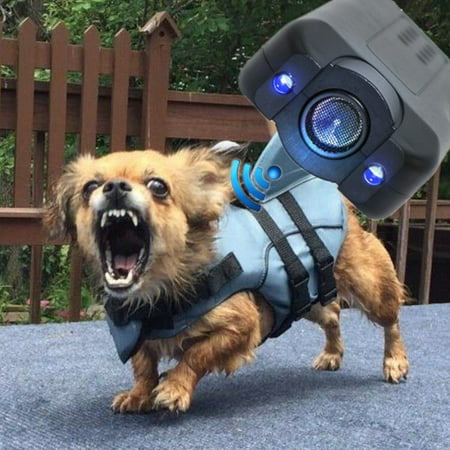 Handheld Dog Barking Stopper, LED Light Ultrasonic Puppy Pet Dogo Training Device, Dog Gentle Chaser