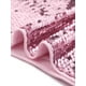 thumbnail image 5 of Vestido de lentejuelas para mujer Inspire Chic, con mangas de farol, cuello redondo, ajustado, mini vestido, XS, rosa, 5 of 6