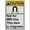 Warning Sign 3, variant on Industrial Caution Sign Do Not Enter Sign (Do not enter if light is flashing Flash X-Ray in use) 8 in" x 12 in" UV Resistant Indoor Outdoor Workplace Industrial Caution Danger Warning SIgn