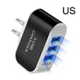 thumbnail image 2 of crativent US Plug Charger USB LED Cellphone Charging Adapter Portable Circuit for Protection Electronic Replacement Block Accessory Black 1Set, 2 of 6