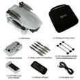 thumbnail image 5 of Contixo F36 GPS Mini Drone with 4K UHD Camera, 3-Axis Gimbal, RC Quadcopter, and Brushless Motor, Silver, 5 of 9