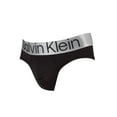 thumbnail image 3 of Calvin Klein 3 Pack Reconsidered Stell Hip Briefs, Black, 3 of 6