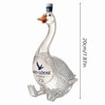 thumbnail image 3 of 3D Sculpted Grey Goose Glass Bottle, 350Ml Unique Glass Vod.ka Bottle Gift for Lovers Pet for Home Bar Display, Father's Day Gift With Box, 3 of 10