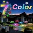 thumbnail image 2 of Torubia Solar Garden Lights Outdoor, 5Pack Solar Jellyfish Lights 7 Color Changing Garden Ornaments Lights Outdoor Waterproof Solar Powered Stake Lights for Patio Yard Garden Pathway Party Decoration, 2 of 8
