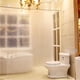 thumbnail image 2 of Cortinas resistentes al moho Gloria 72x72 72x80 Blanco, 2 of 9