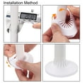 thumbnail image 6 of Uxcell Pipe Cover Decoration 15mm-25mm PP Escutcheon Water Pipe Drain Line Cover White 8pcs, 6 of 6
