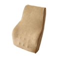 thumbnail image 4 of Esquirla Back Cushion Back Rest Car Seat Lightweight Breathable Support Pillow Velvet Brown, 4 of 8