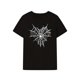 thumbnail image 2 of His & Hers Valentine's Day T-Shirts, Black with White Spider Web Design, Short Sleeve Crew Neck, Stretchy Polyester Blend, Casual Summer & Spring Wear for Couples Tee For Adult, Men, Women, Teen, Tee, 2 of 4