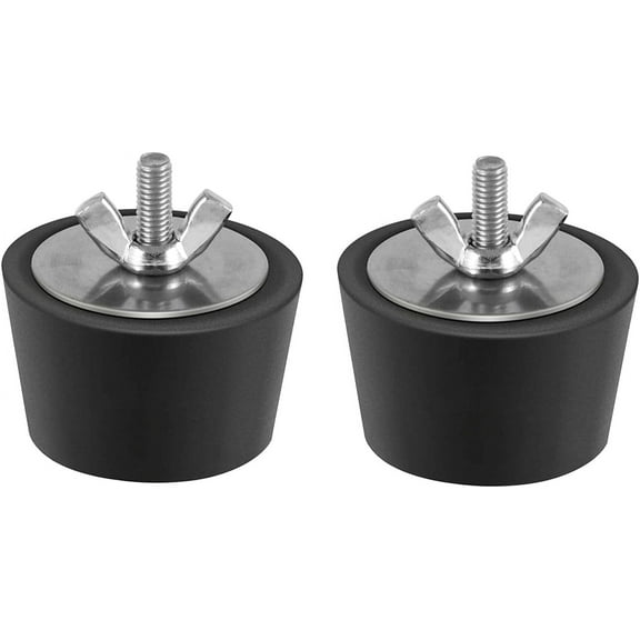 Heavy Duty Rubber Pool Winterizing Plug, Winter Expansion Plugs With Stainless Steel Bolts For Skimmer Plugs, High-Grade Material Offers Leak Prevention, Freeze Protection, 2