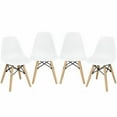 thumbnail image 2 of Resenkos 4 PCS Children Chair Set Medieval Style Dining Chairs with Wood Legs, Kids Chairs for Kids, 2 of 9
