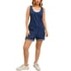 thumbnail image 2 of Mono de mezclilla sin mangas para mujer INSPIRE CHIC, pantalones cortos casuales sueltos con bolsillos, 2XL, azul oscuro, 2 of 5