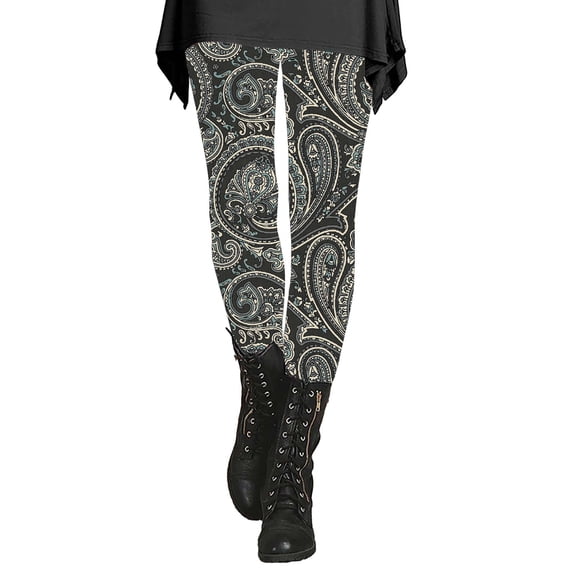Womens Soft Yoga Pants Autumn And Winter Artistic Splash Printed Soft Stretchy Pants Leggings for Women Running Gym and Workout