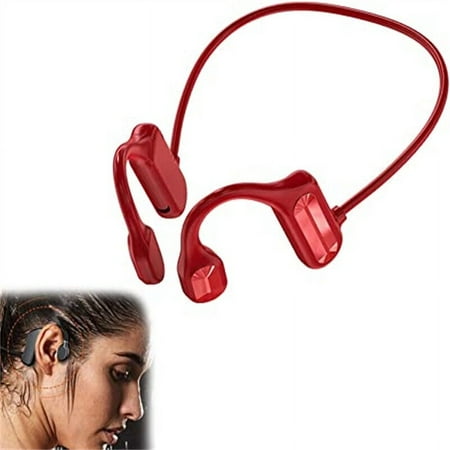 Inductivv Bone Conduction Headphones - Bluetooth Wireless Headset for Workout