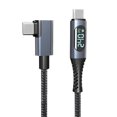 thumbnail image 3 of FLhrweasw Cable Datos USB4.0 40Gbps PD240W Cable Codo Carga Rápida Con Pantalla Alimentación, 3 of 9