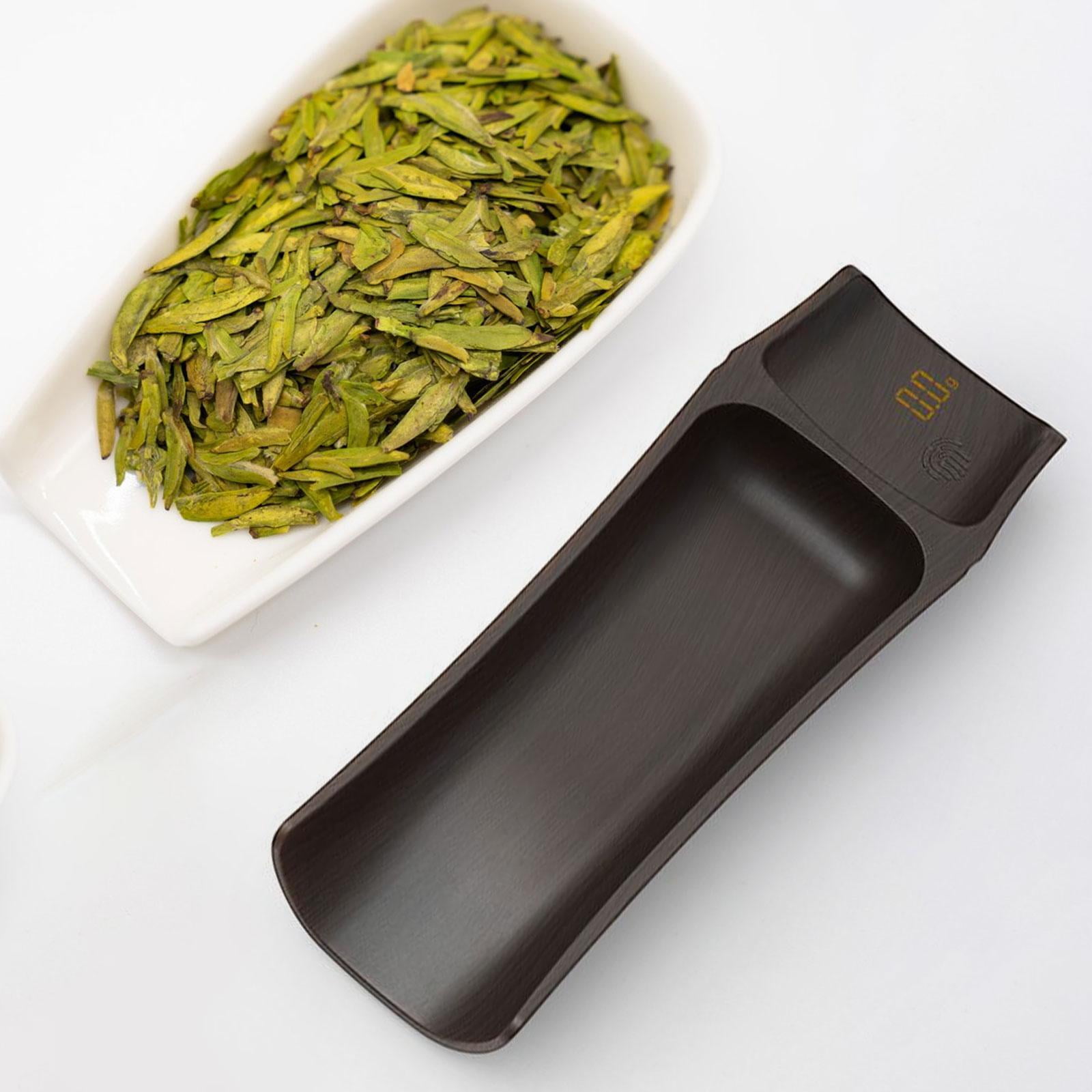Fiocias Digital Scale Grams Coffee Weighing Scale Loose Leaf Spoon Measuring Scale Scale Black