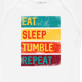 thumbnail image 4 of Inktastic Tumbling Gift Eat Sleep Tumble Repeat Boys or Girls Baby Bodysuit, 4 of 5