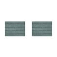 thumbnail image 4 of Yuarrent Alfombra de baño elegante y duradera de tela para un aspecto moderno alfombra absorbente antideslizante para suelo de baño verde agua agua verde 43*61 2piezas, 4 of 6