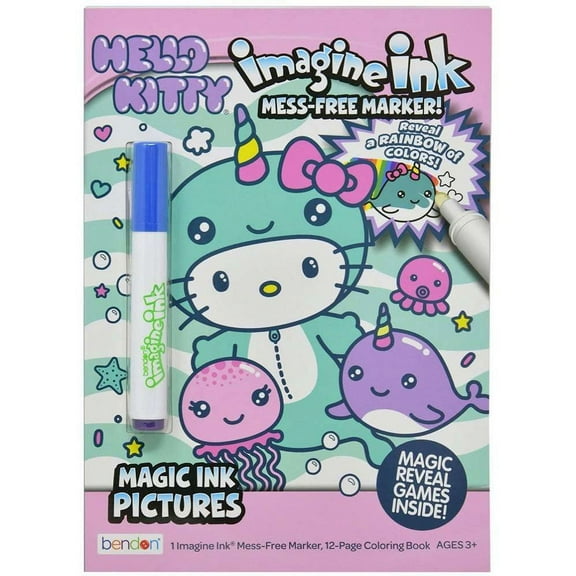 Imagine Ink: Hello Kitty Magic Ink Pictures​ (Paperback)