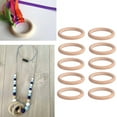 thumbnail image 4 of Macrame Rings, Reliable Wooden Rings Stable  for DIY Jewelry Making for Painted Jewelry for Small Photo Frame Jewelry 4cm,5cm,6cm,7cm,8cm, 4 of 7