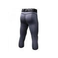 thumbnail image 2 of Men's Sports Compression 3/4 Pants Cool Dry Base Layer Active Tights, 2 of 2