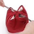 thumbnail image 1 of Hytrove 1Ud Bolsa De Almacenamiento Para Utensilios De Té Roja Con Cordón Resistente Para Viaje Y Uso Diario, 1 of 8