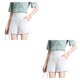 thumbnail image 4 of Sonducket Pantalones cortos acampanados informales elegantes de cintura alta para primavera y verano, traje cómodo de pierna ancha holgado, Type2 NO2, 4 of 6