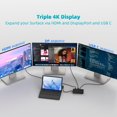 thumbnail image 3 of Estación de acoplamiento Arkidyn 12 en 1 con triple HDMI 4K a 60 Hz y USB-C, 3 of 9
